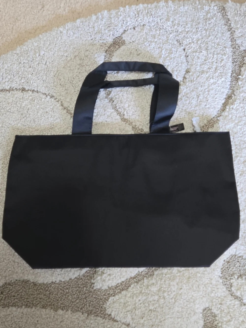 NWT Victoria's Secret Black Sparkly Tote/Weekender Bag